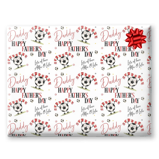 Personalised Gift Wrapping Paper Fathers Day