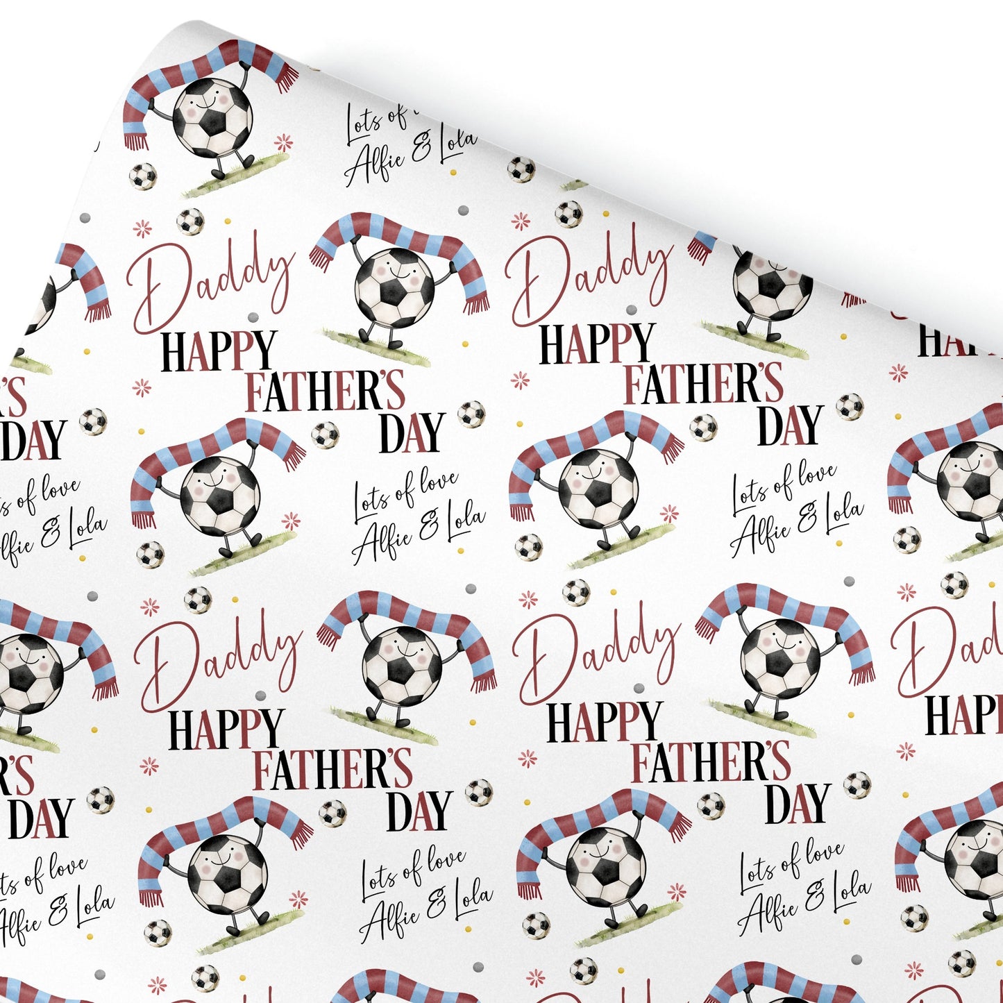 Personalised Gift Wrapping Paper Fathers Day