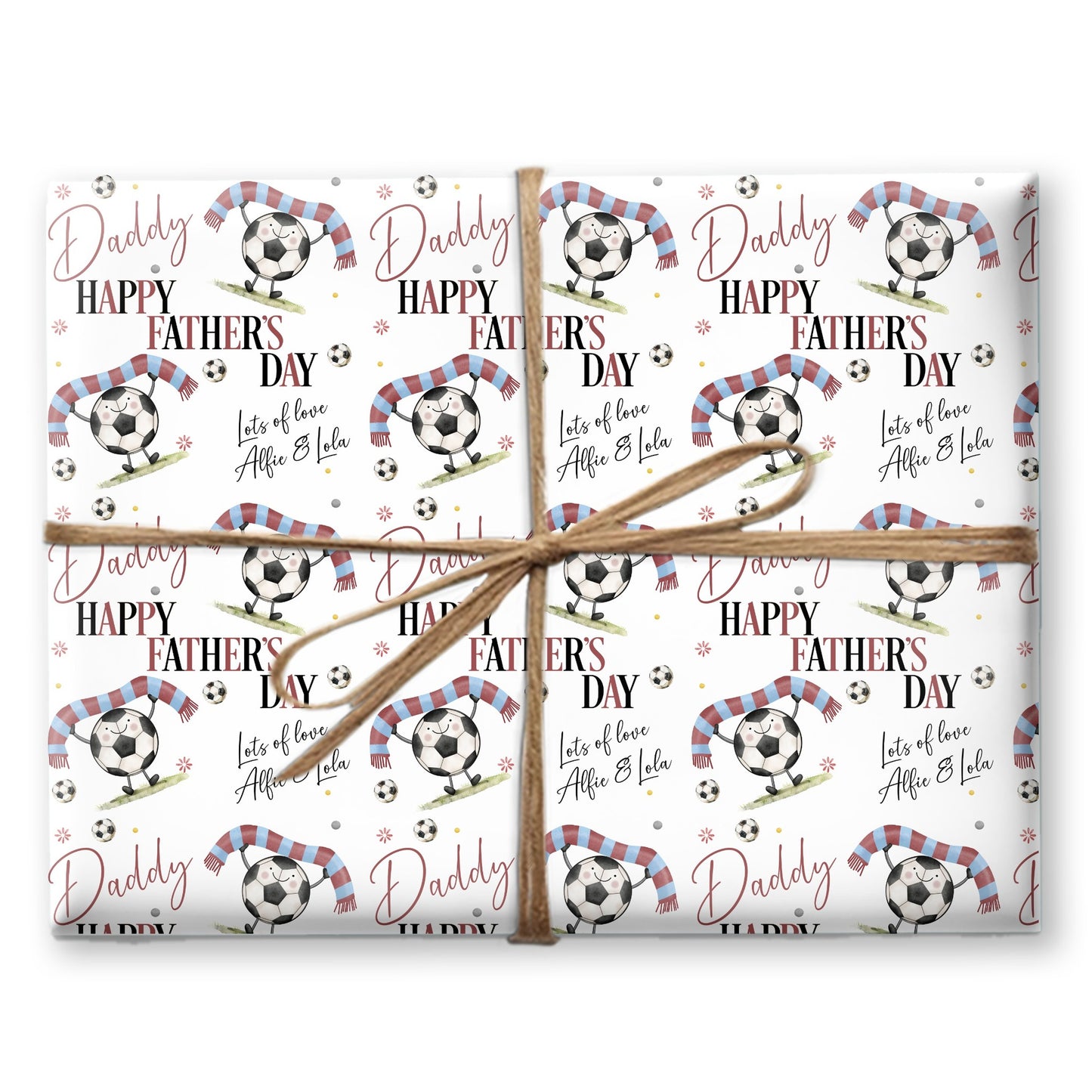 Personalised Gift Wrapping Paper Fathers Day