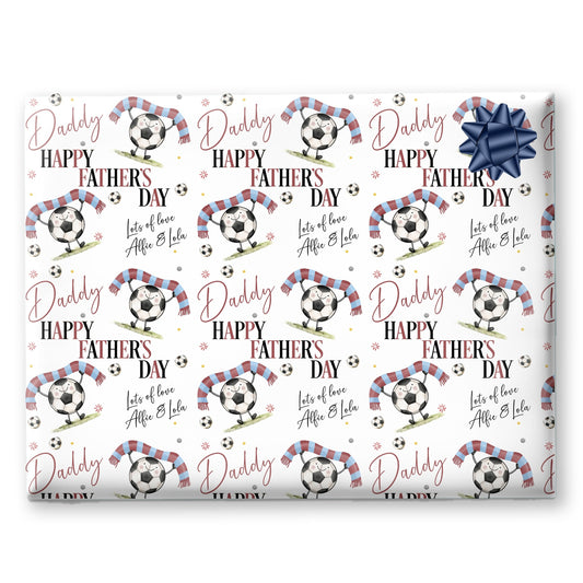 Personalised Gift Wrapping Paper Fathers Day