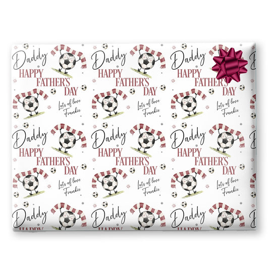 Personalised Gift Wrapping Paper Fathers Day