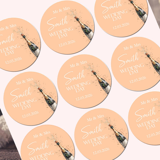 Wedding Stickers, Wedding Favour Sticker, Party Bags, Wedding Stationary, Sweet Cone Labels, Personalised Stickers, Envelope Seals, Wedding