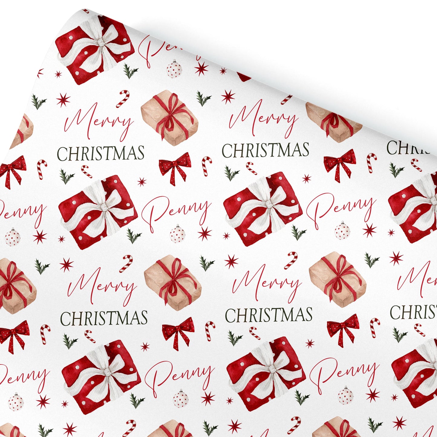 Personalised Wrapping Paper, Christmas Gifts, For Her | Personalised Christmas Gift Wrap| Personalised Gift Wrap | Nan ,Gran, Auntie