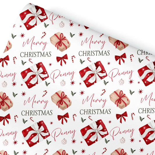 Personalised Wrapping Paper, Christmas Gifts, For Her | Personalised Christmas Gift Wrap| Personalised Gift Wrap | Nan ,Gran, Auntie