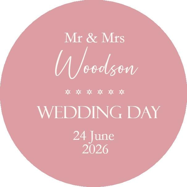 Personalised  Wedding Thank You Stickers For Guests, Mr & Mrs Wedding Stickers For Party Favours