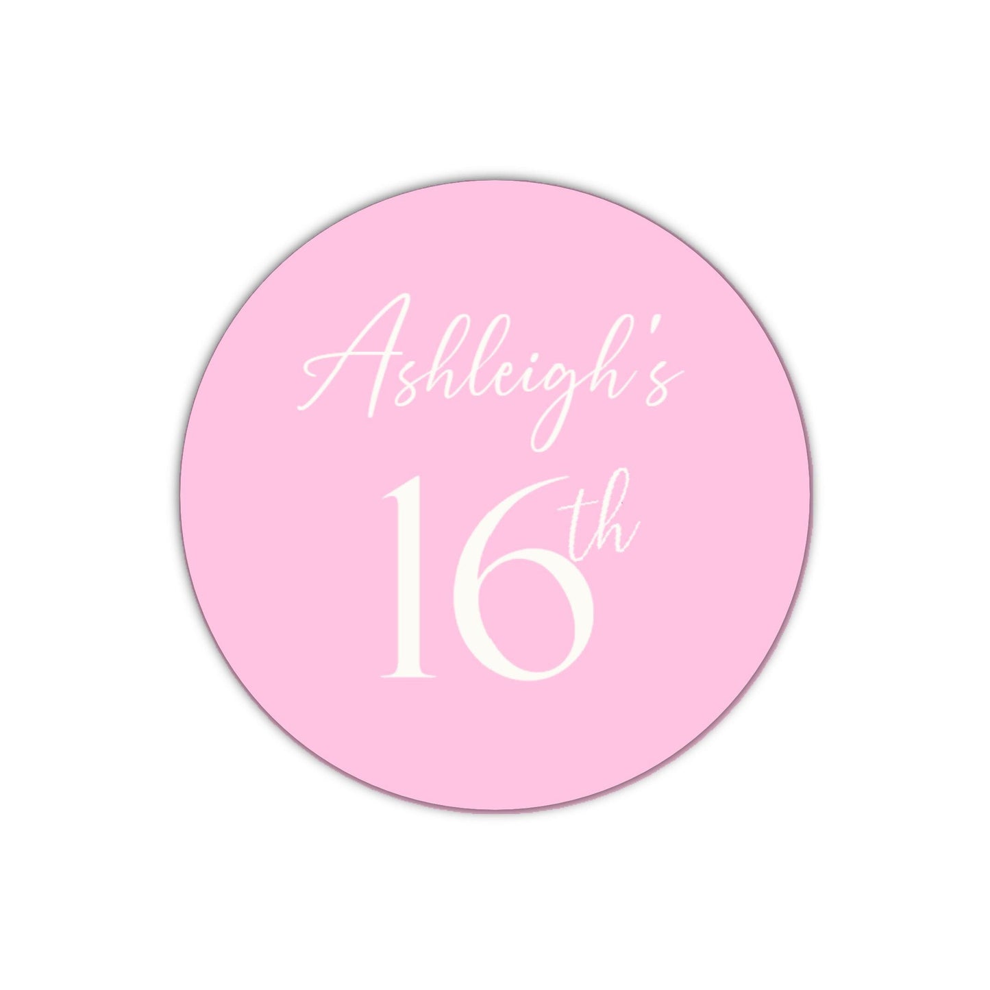 Personalised Birthday Stickers | Party Bag Labels | Custom Name & Age Stickers | Birthday Favour Stickers | Kids Party Decoration