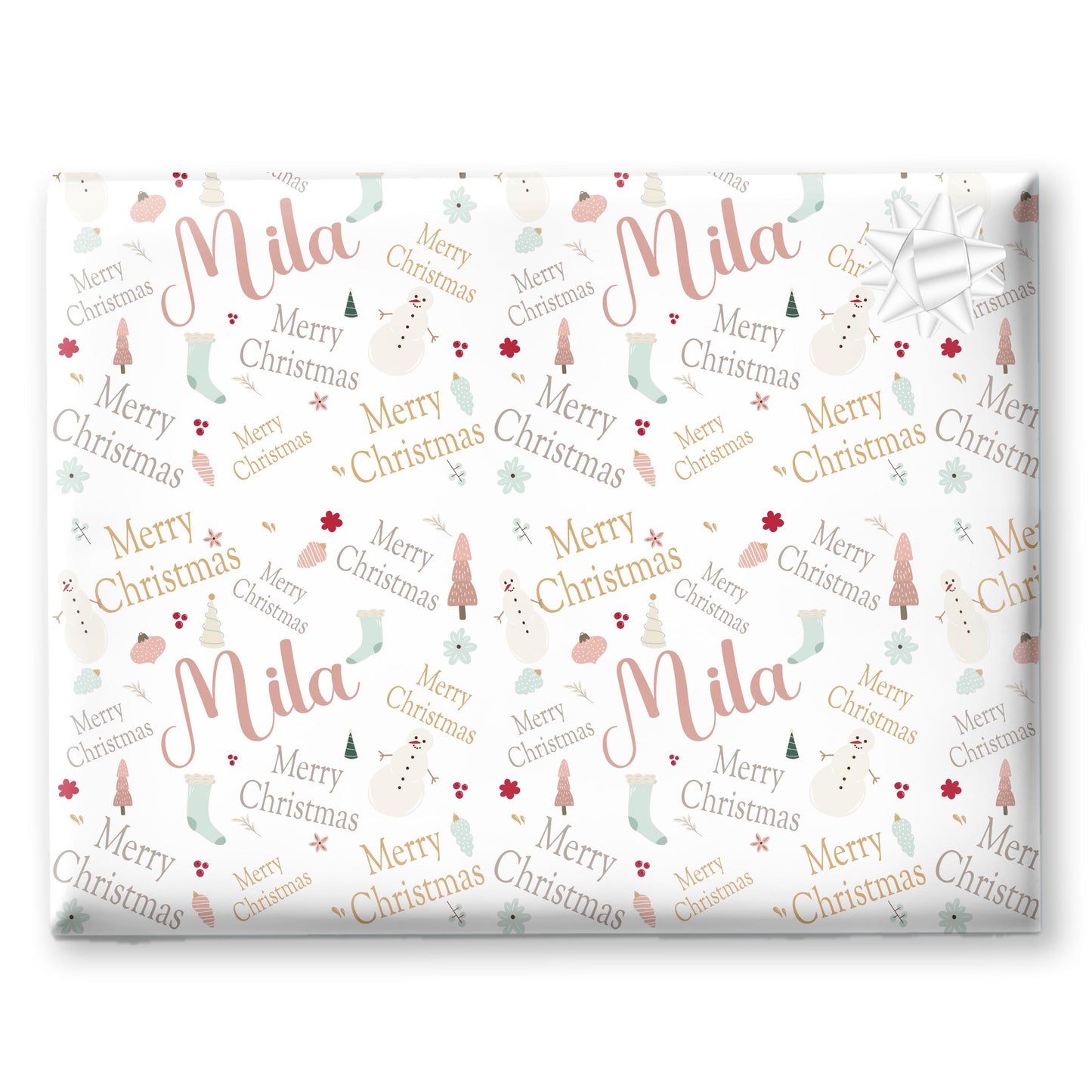 Personalised Gift Wrap | Personalised Christmas Wrapping Paper | Personalised Gift Wrap | Fun Gift Wrap |