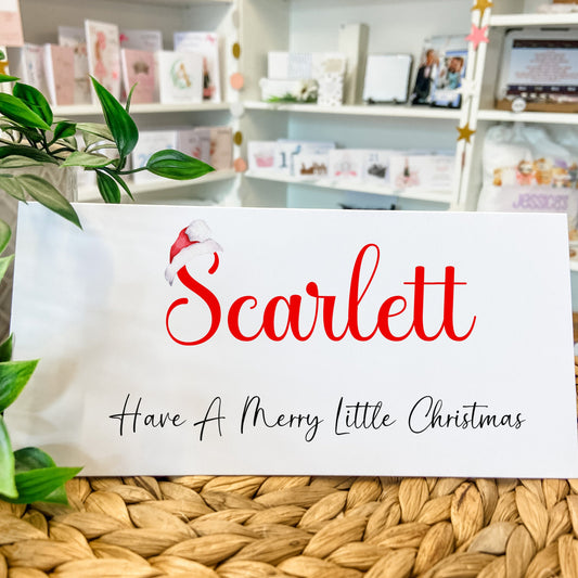 Personalised Christmas Money Gift Wallet Christmas Cash Gift For you