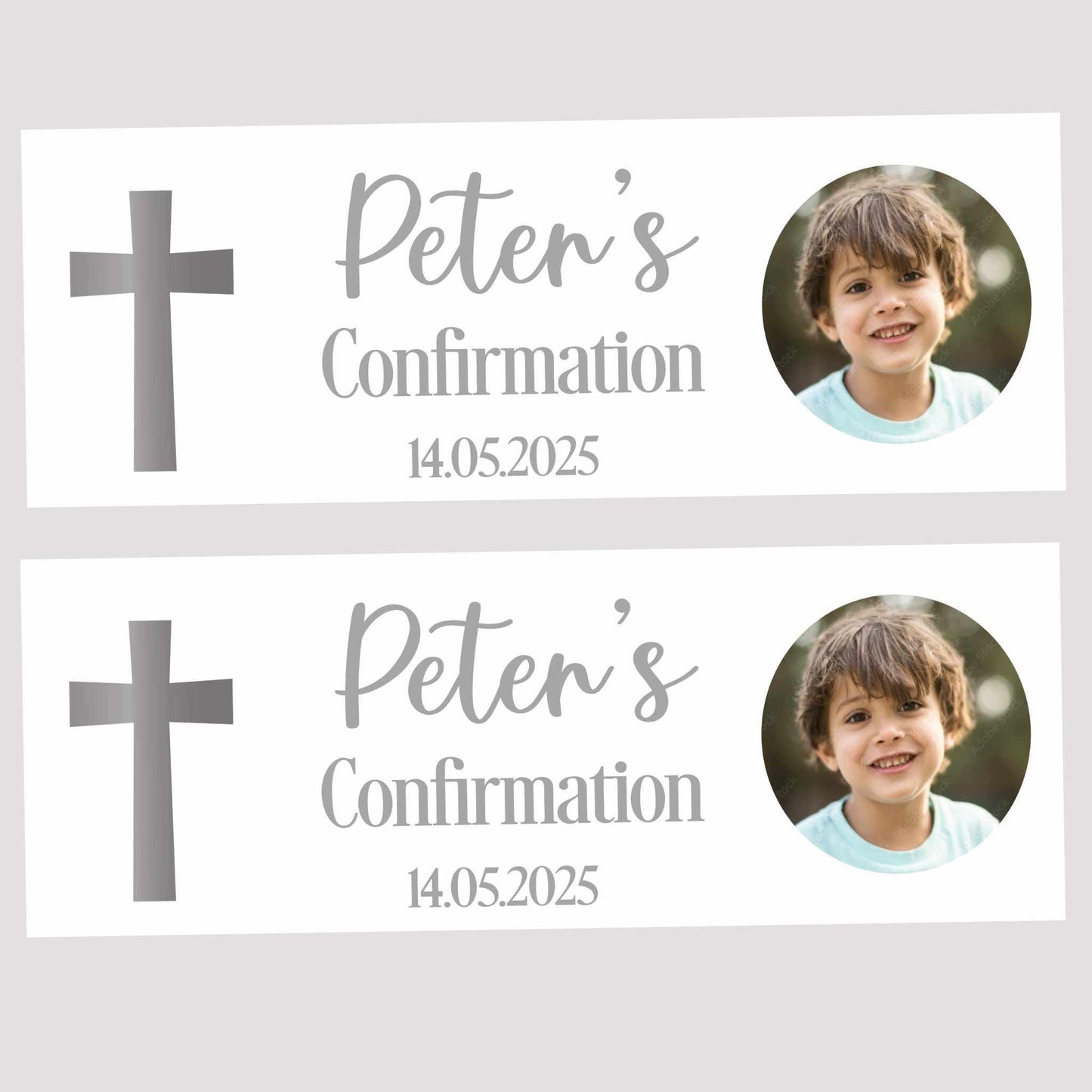 First Holy Communion Personalised Party Banners, Party Decor, Wall Decoration, 1st Communion or Confirmation