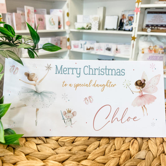 Personalised Christmas Money Holder Gift Wallet Christmas Cash Gift For you this christmas