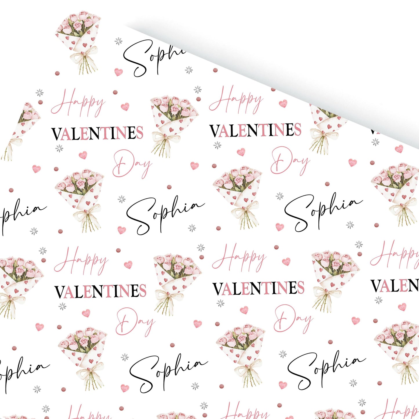 Personalised Valentines Wrapping Paper, Valentines Gifts, Valentines gift bag, gifts for her, Anniversary wrapping paper, gift ideas for her