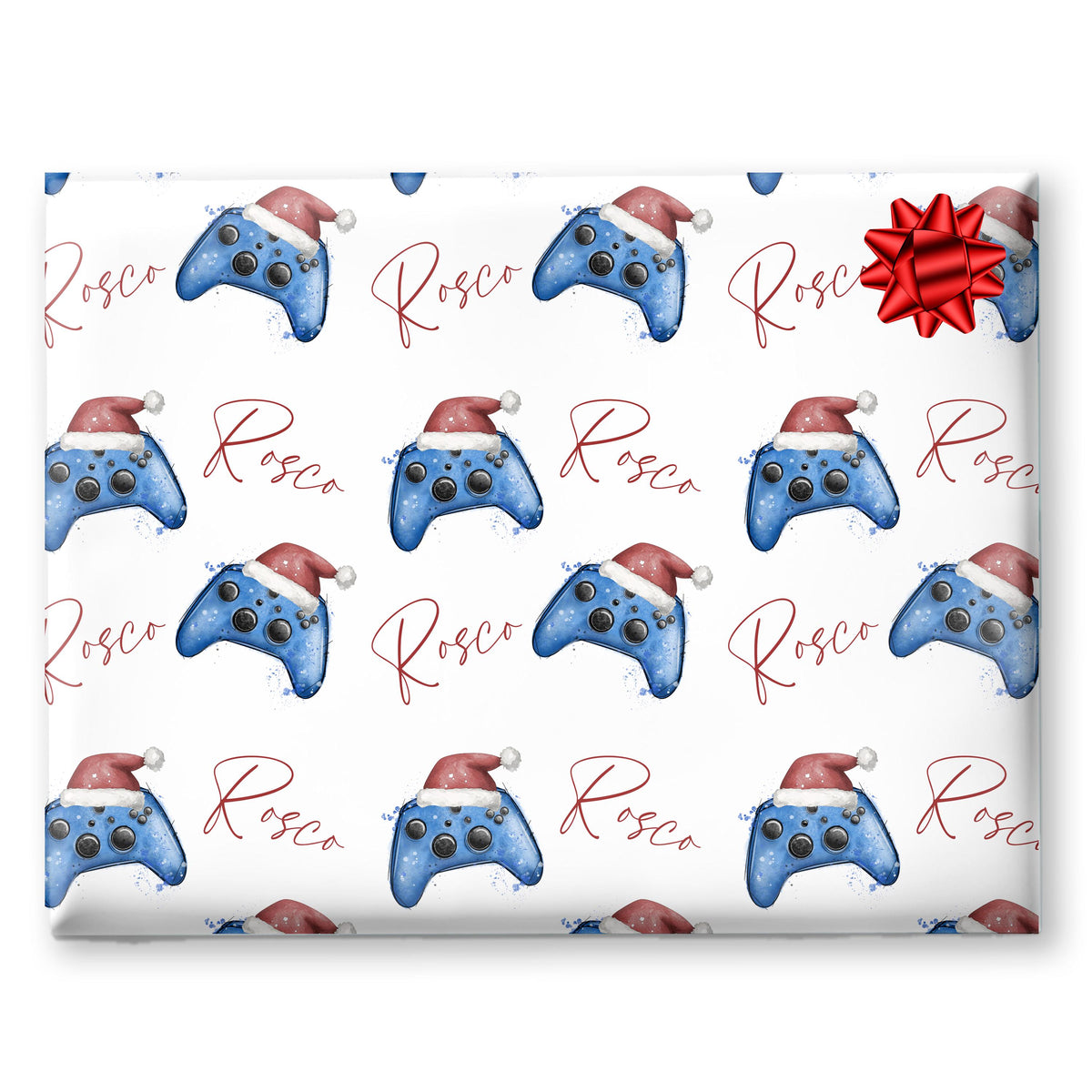 Gamer gift wrap for teenagers, Christmas wrapping paper for children