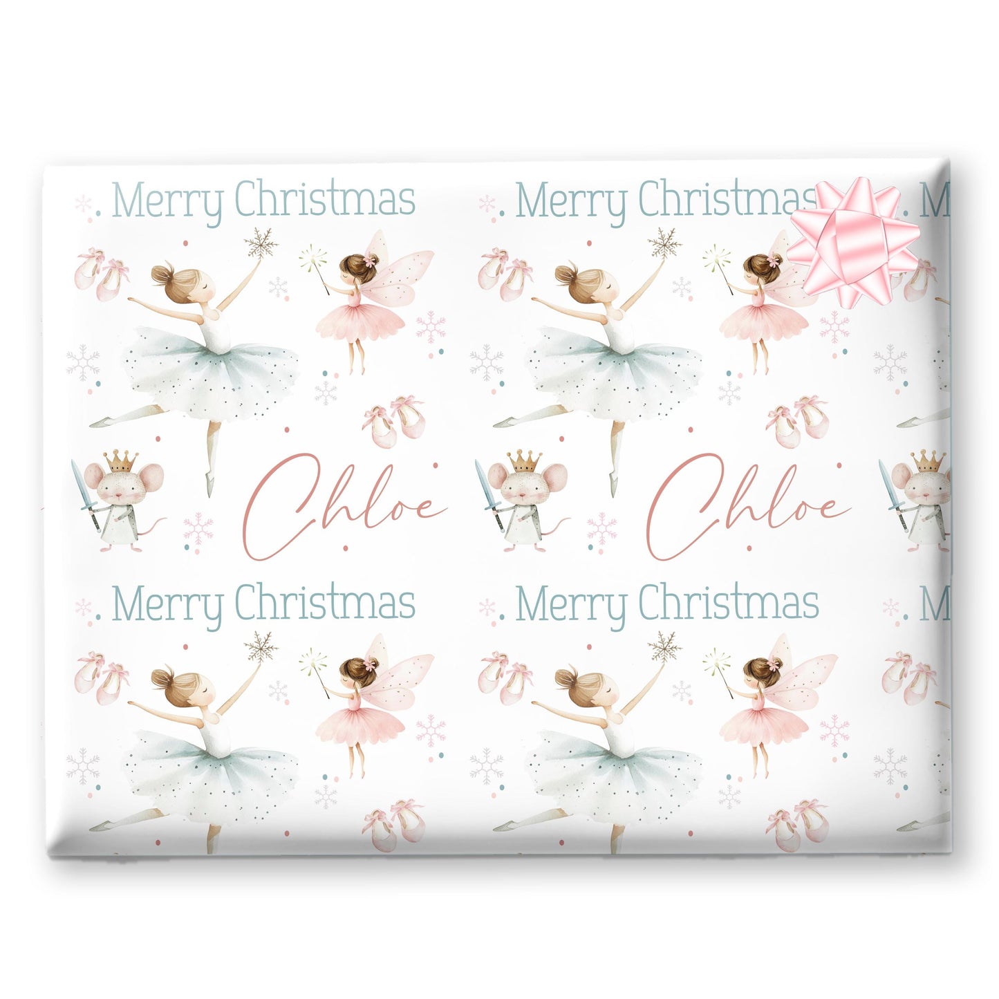 Personalised Fairy Christmas Gift Wrap | Personalised Christmas Wrapping Paper | Personalised Gift Wrap | Fun Gift Wrap | Cute Fairy