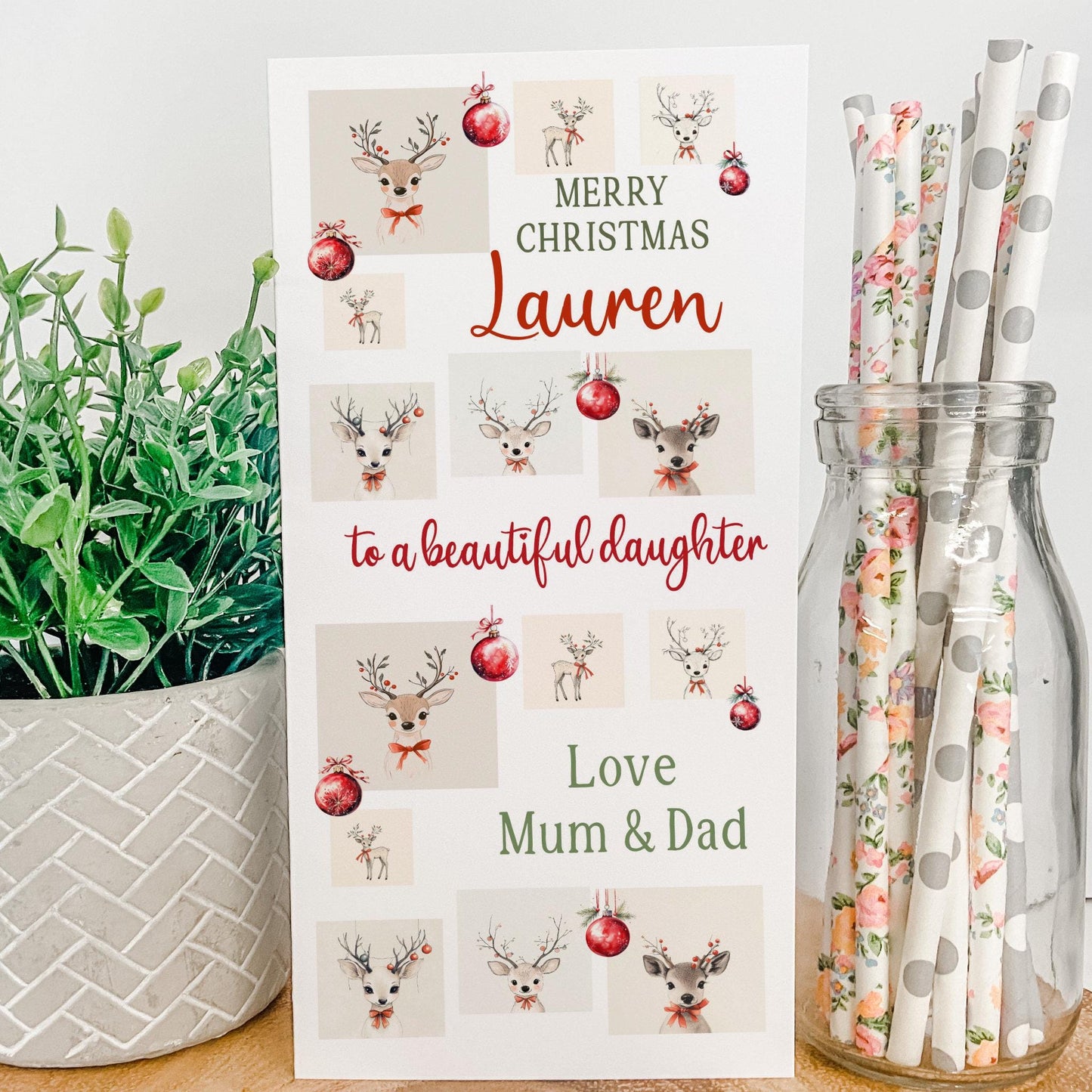Personalised Christmas Money Holder Gift Wallet Christmas Cash Gift For you this christmas
