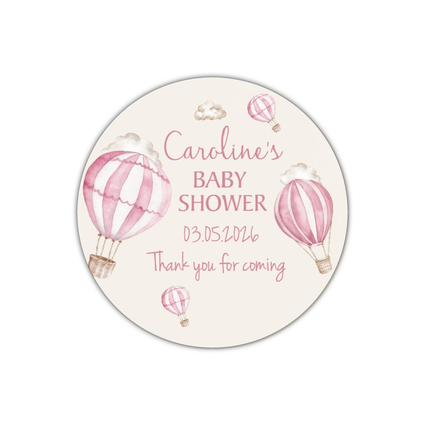 Personalised Baby Shower Stickers for Favours Party Bags Mum to be stickers