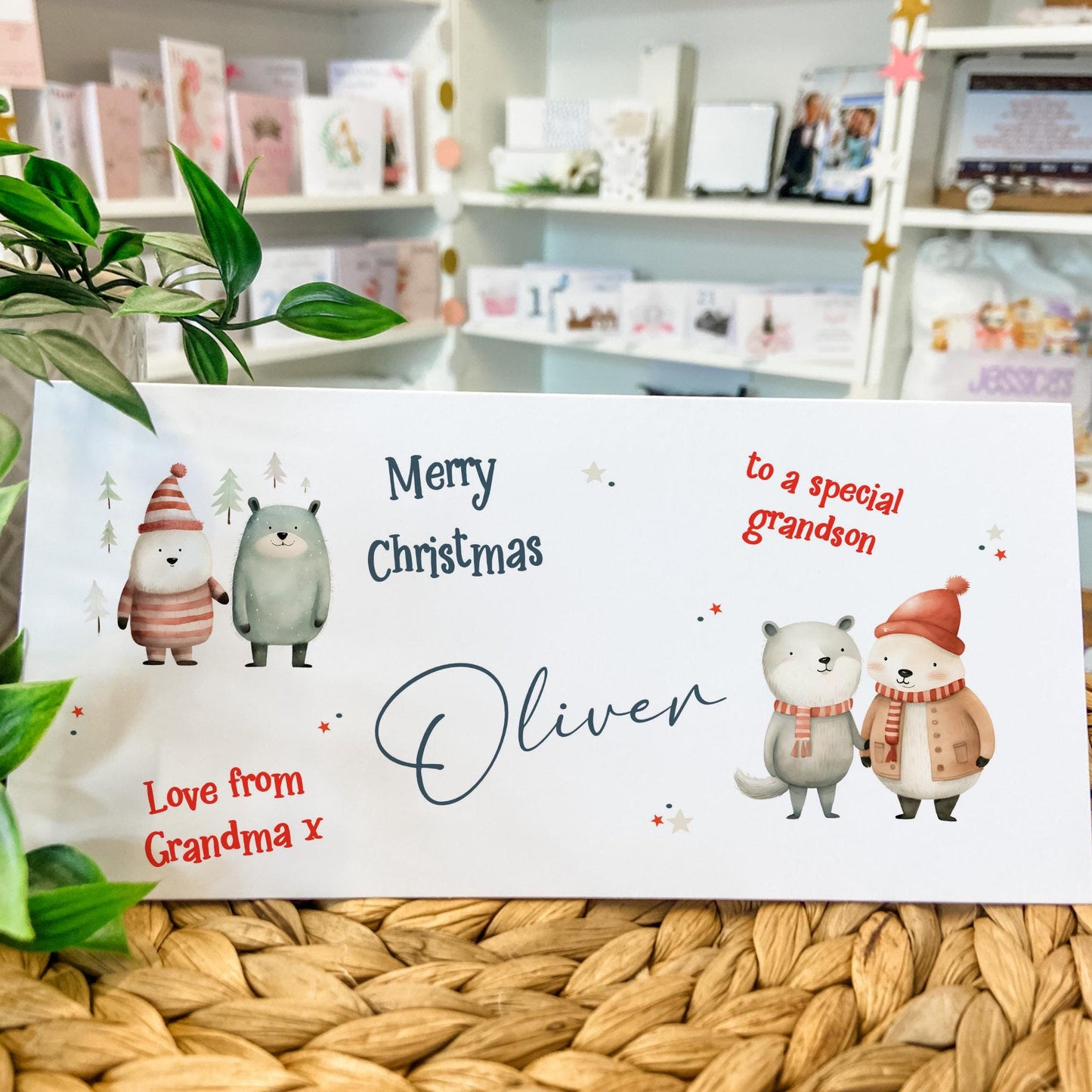 Personalised Christmas Money Holder Gift Wallet Christmas Cash Gift For You