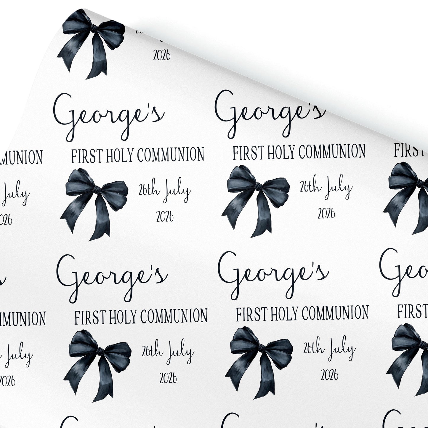 First Holy Communion Wrapping Paper, Confirmation gift wrap, Religious gift ideas