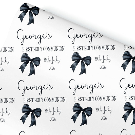 First Holy Communion Wrapping Paper, Confirmation gift wrap, Religious gift ideas