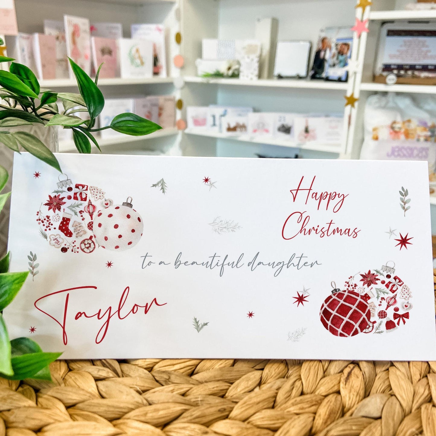 Personalised Christmas Money Holder Gift Wallet Christmas Cash Gift For You