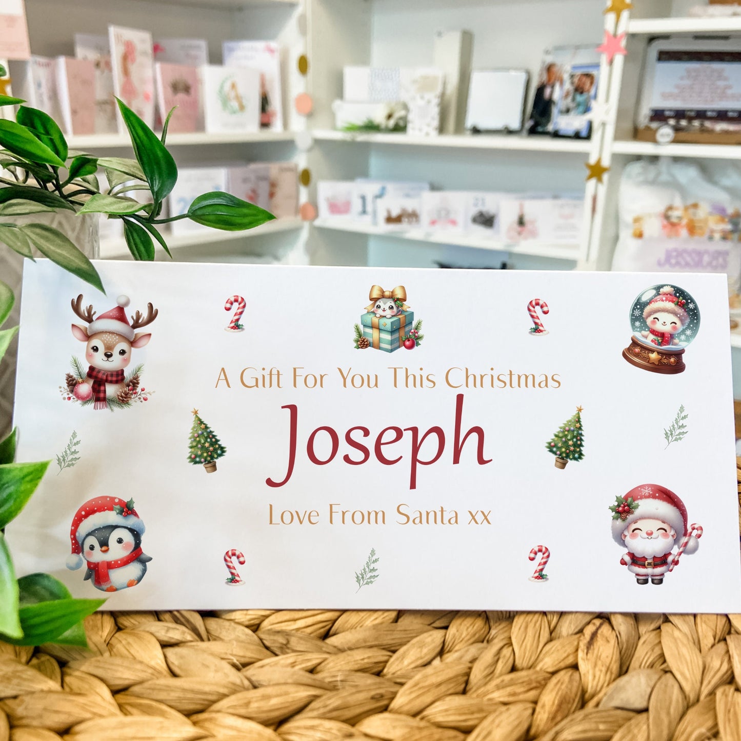 Personalised Christmas Money Gift Wallet Christmas Cash Gift For you