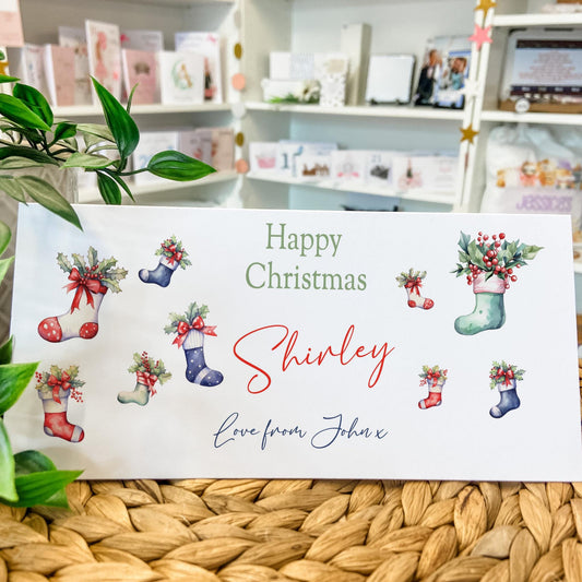 Personalised Christmas Money Holder Gift Wallet Christmas Cash Gift For you this christmas