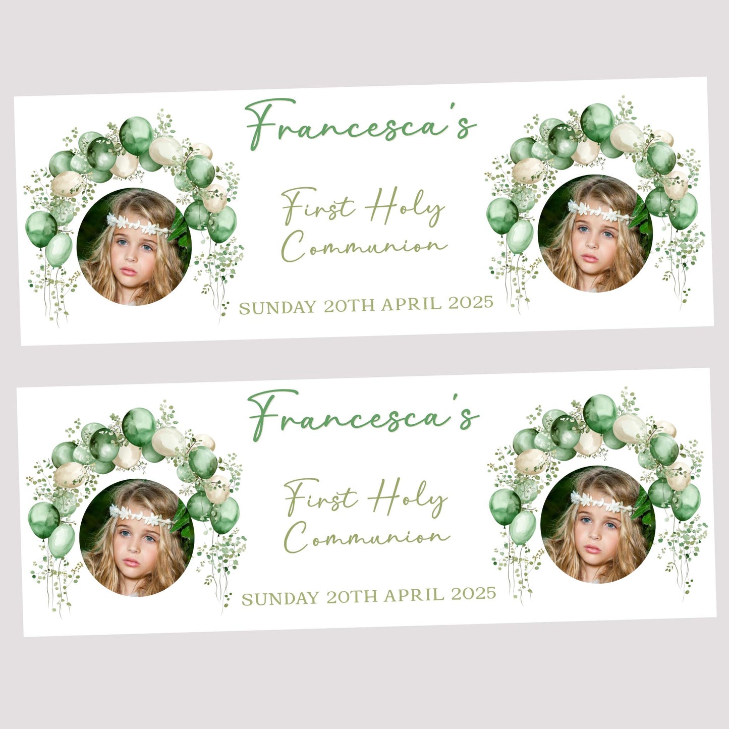 First Holy Communion Banners, Party Decor, Wall Decoration, 1st Communion or Confirmation, Christening
