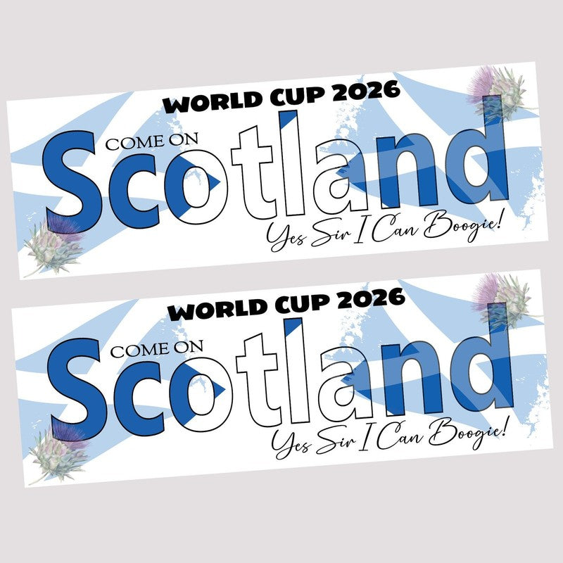 World Cup Banner, World Cup Party Scotland Banner Personalised
