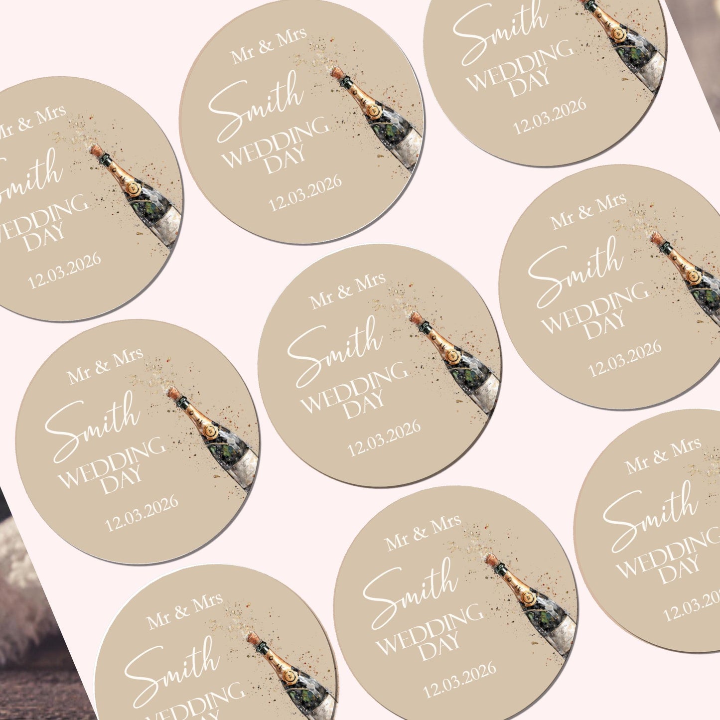 Wedding Stickers, Wedding Favour Sticker, Party Bags, Wedding Stationary, Sweet Cone Labels, Personalised Stickers, Envelope Seals, Wedding
