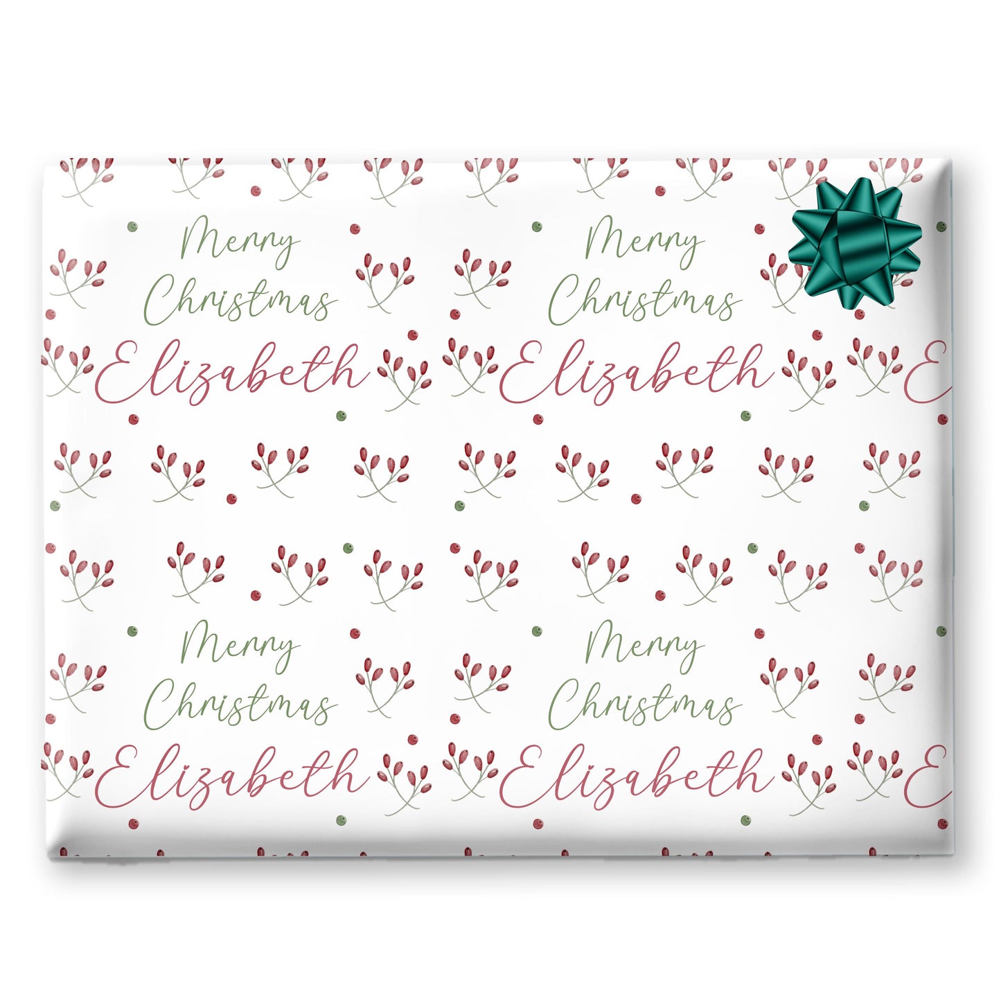Personalised Gift Wrap For Her | Personalised Christmas Wrapping Paper | Personalised Gift Wrap
