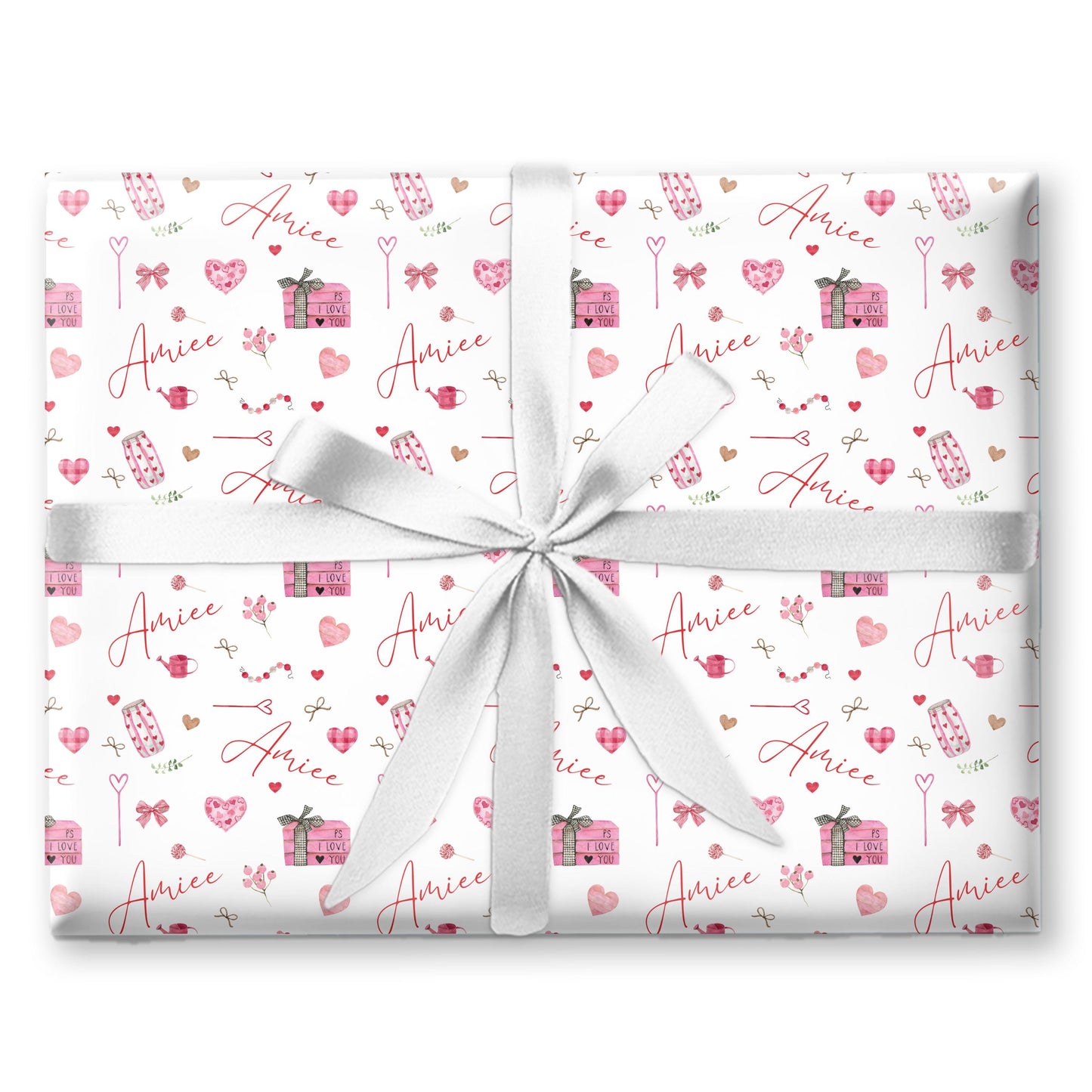 Personalised Valentines Wrapping Paper, Valentines Gifts, Valentines gift bag, gifts for her, Anniversary wrapping paper, gift ideas for her