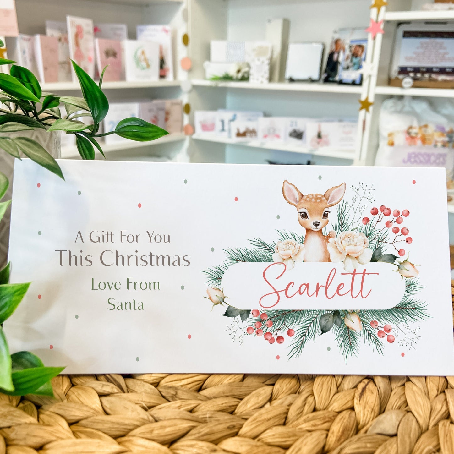 Personalised Christmas Money Gift Wallet Christmas Cash Gift For you
