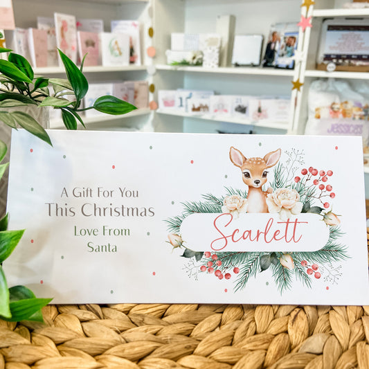 Personalised Christmas Money Gift Wallet Christmas Cash Gift For you