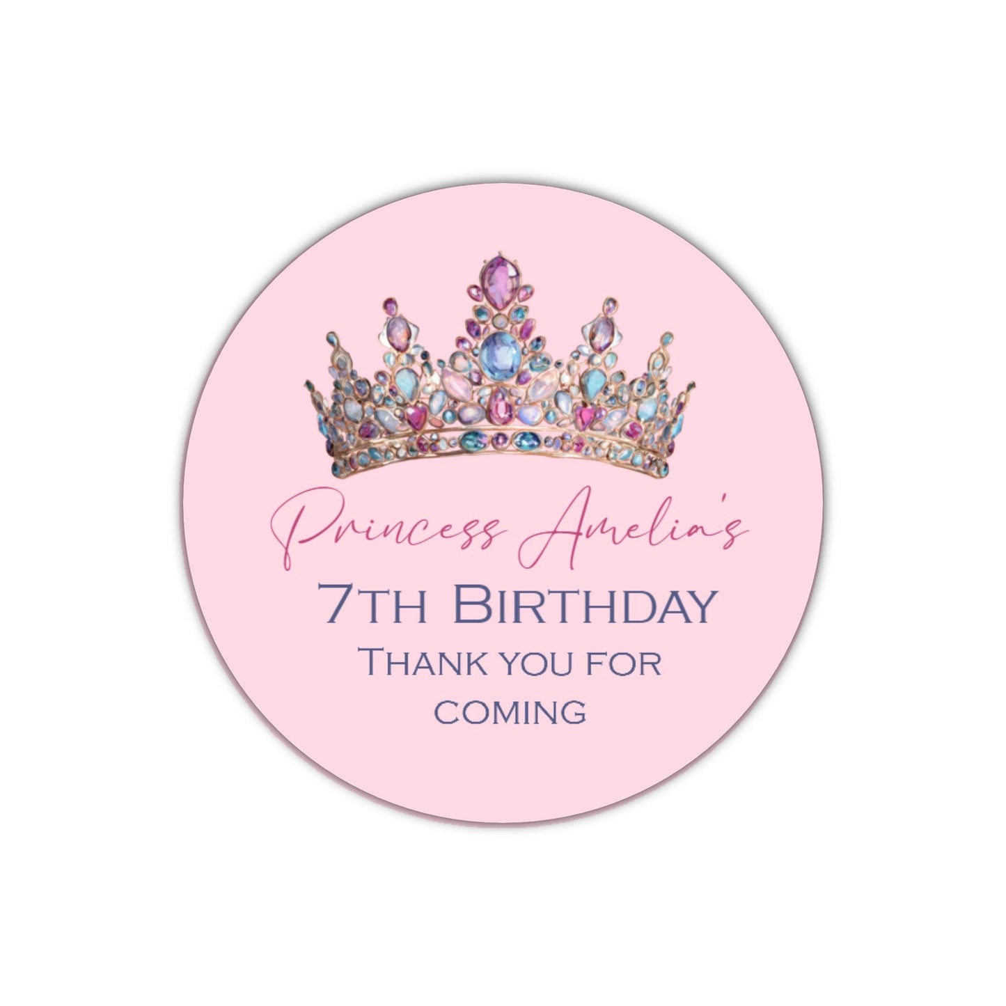 Personalised Birthday Stickers for Favours Party Bags Balloon Party Bags 16th 18th 21st Any Age