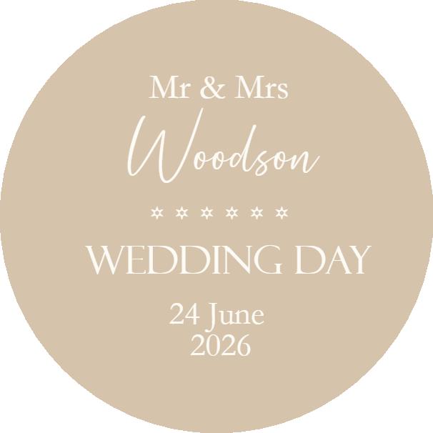 Personalised Wedding Thank You Stickers For Guests, Mr & Mrs Wedding Stickers For Party Favours