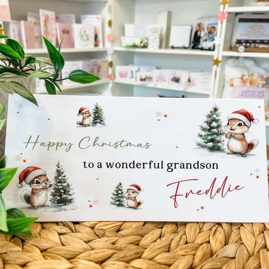 Personalised Christmas Money Holder Gift Wallet Christmas Cash Gift For you this christmas