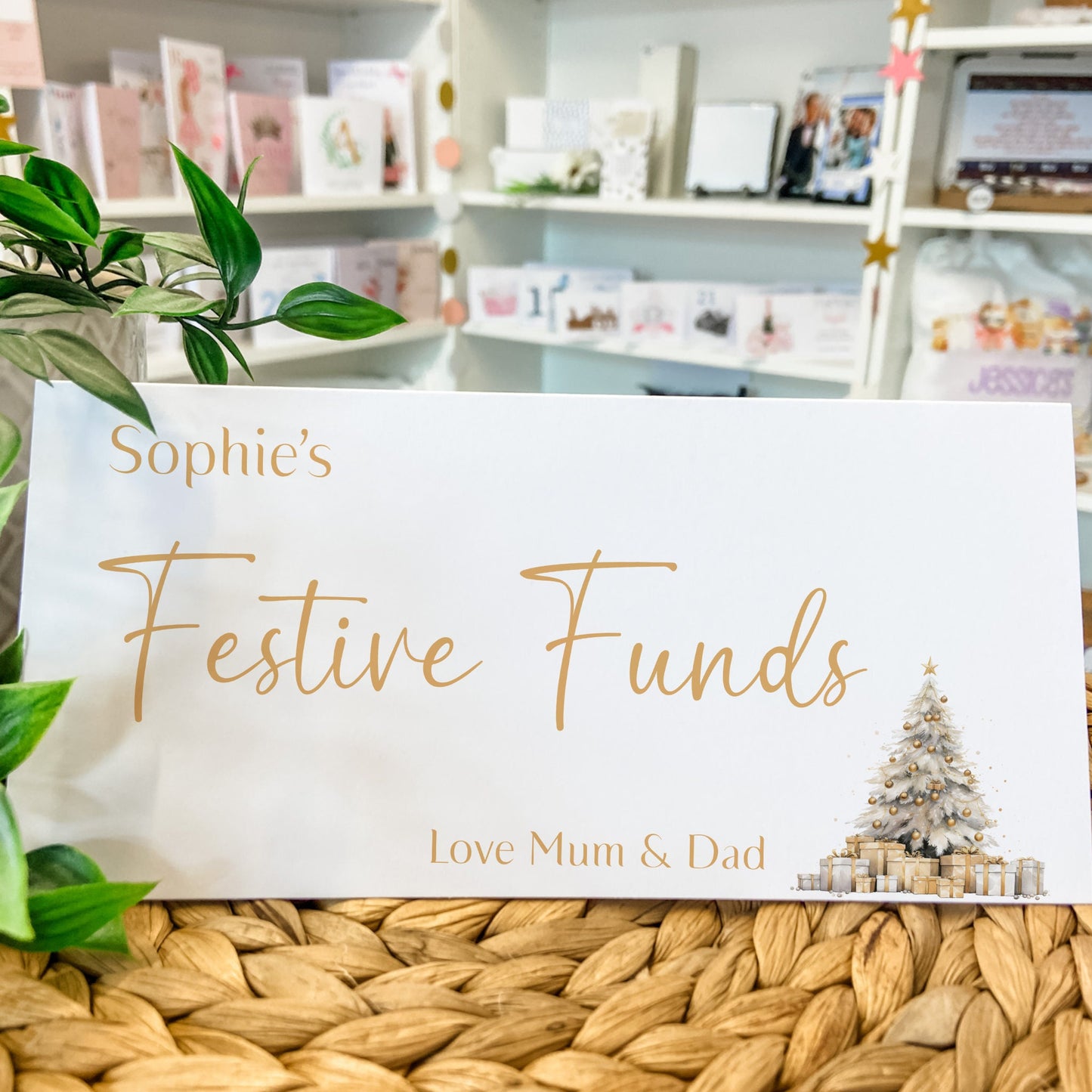 Personalised Christmas Money Gift Wallet Christmas Cash Gift For you