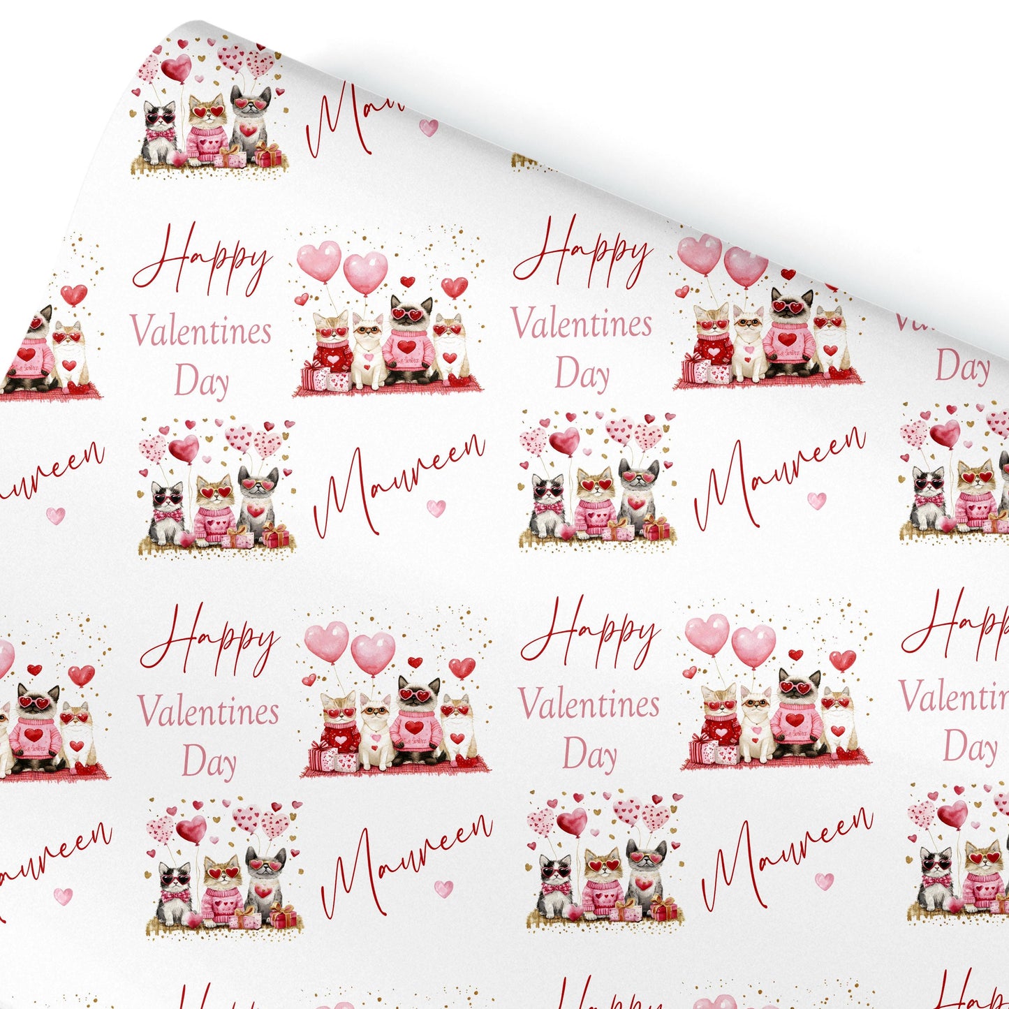 Personalised Valentines Wrapping Paper, Valentines Gifts, Valentines gift bag, gifts for her, Anniversary wrapping paper, gift ideas for her
