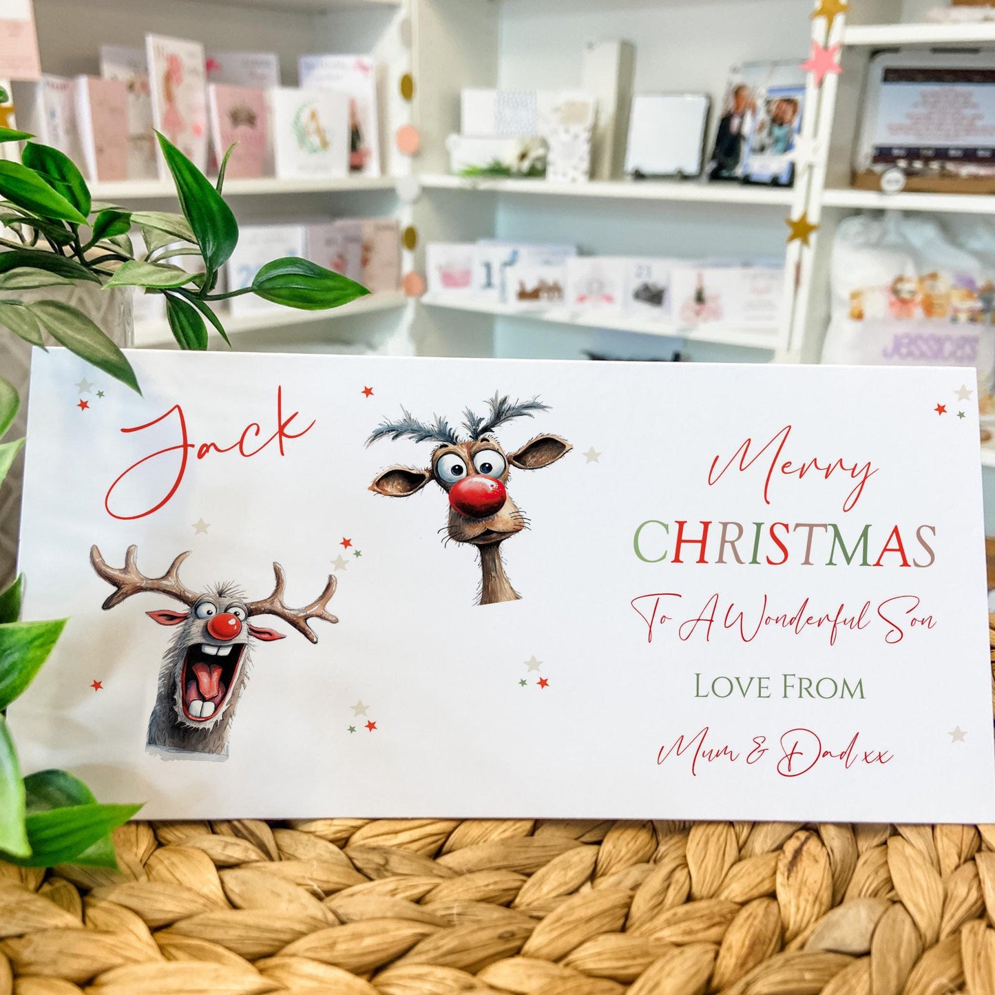 Personalised Christmas Money Holder Gift Wallet Christmas Cash Gift For You