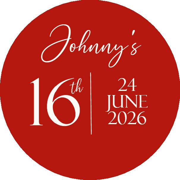 Personalised Watercolour Birthday Stickers for Party Bags (Custom Text)