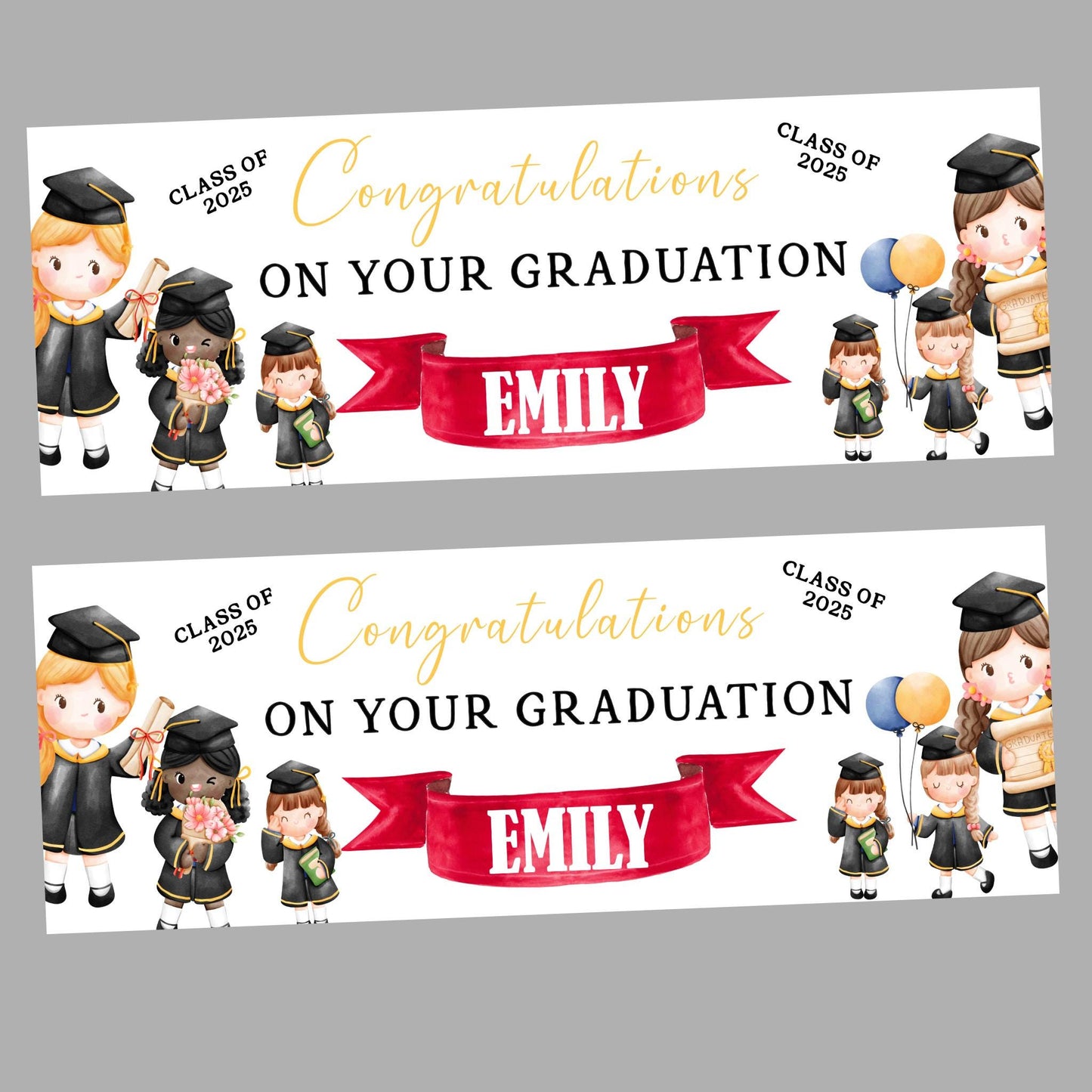 Nursery Graduation Banner , Personalised Nursery Party Banner, Custom Banner,  Well done Banner, Pre-School Graduation, Leaving Nursery