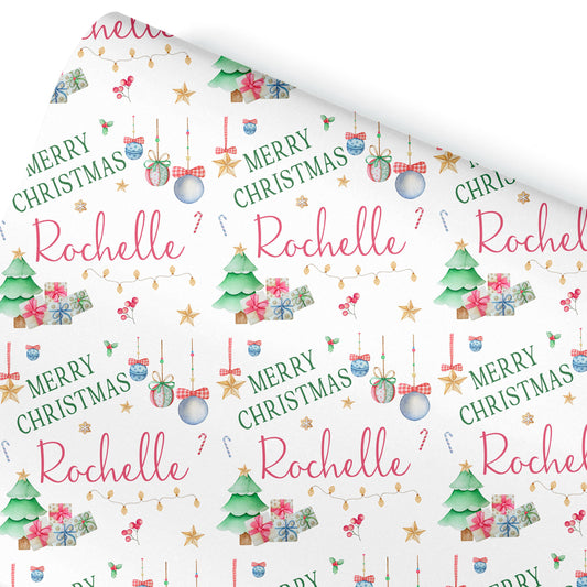 Personalised Gift Wrap | Personalised Christmas Wrapping Paper | Personalised Gift Wrap | Fun Gift Wrap |