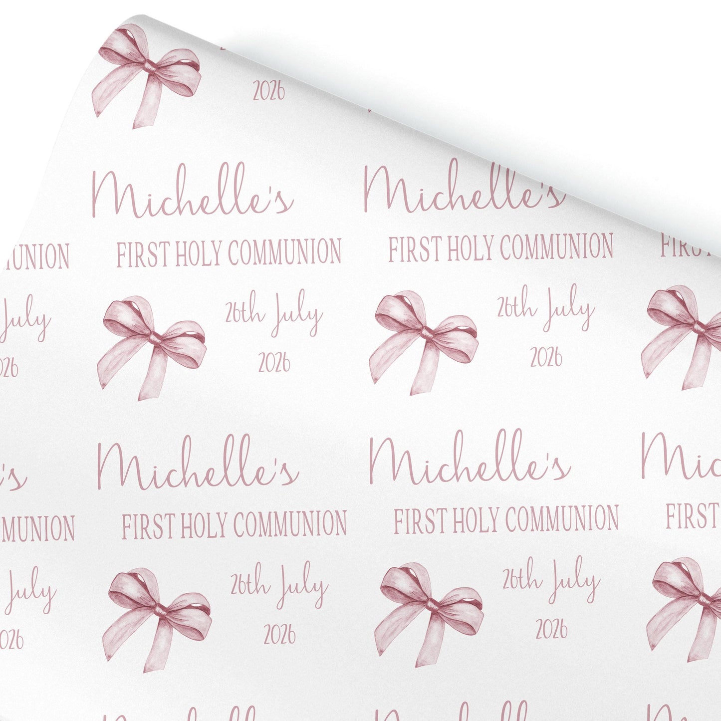 First Holy Communion Wrapping Paper, Confirmation gift wrap, Religious gift ideas