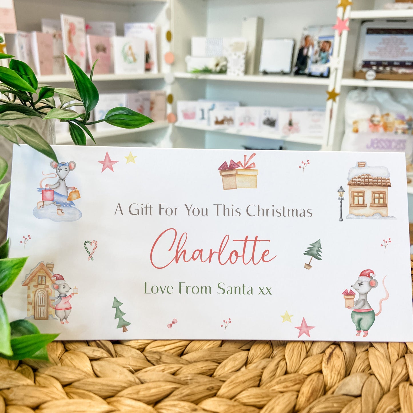 Personalised Christmas Money Gift Wallet Christmas Cash Gift For you