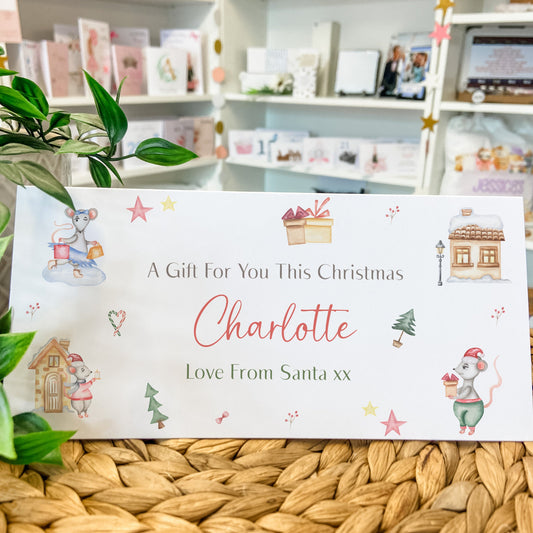 Personalised Christmas Money Gift Wallet Christmas Cash Gift For you