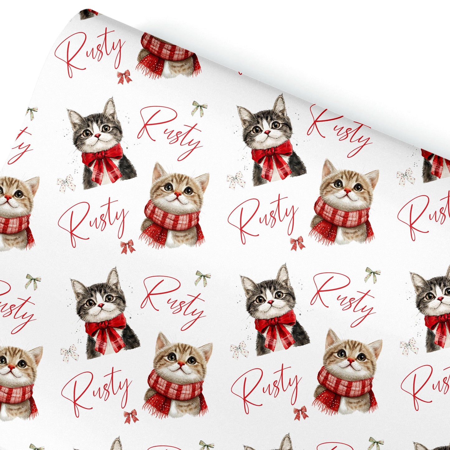 Personalised Cats Gift Wrap | Personalised Christmas Wrapping Paper | Personalised Gift Wrap | Fun Gift Wrap,