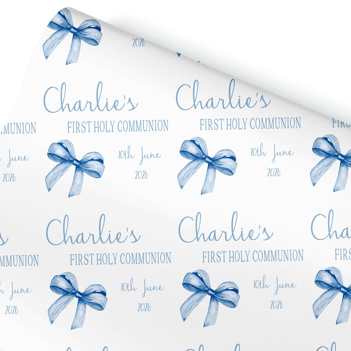 First Holy Communion Wrapping Paper, Confirmation gift wrap, Religious gift ideas